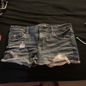 Denim shorts